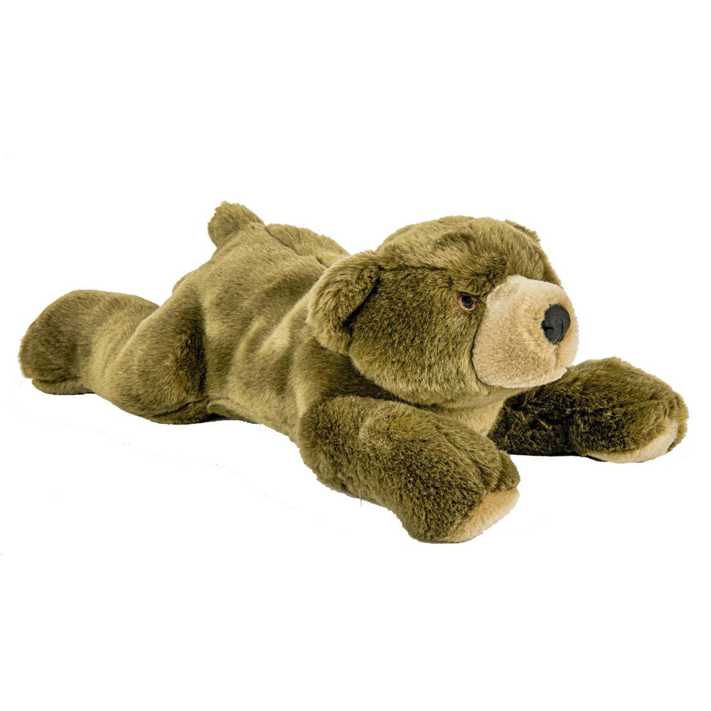 Fluff & Tuff Sadie Bear vue face montrant peluche douce et robuste pour jeux