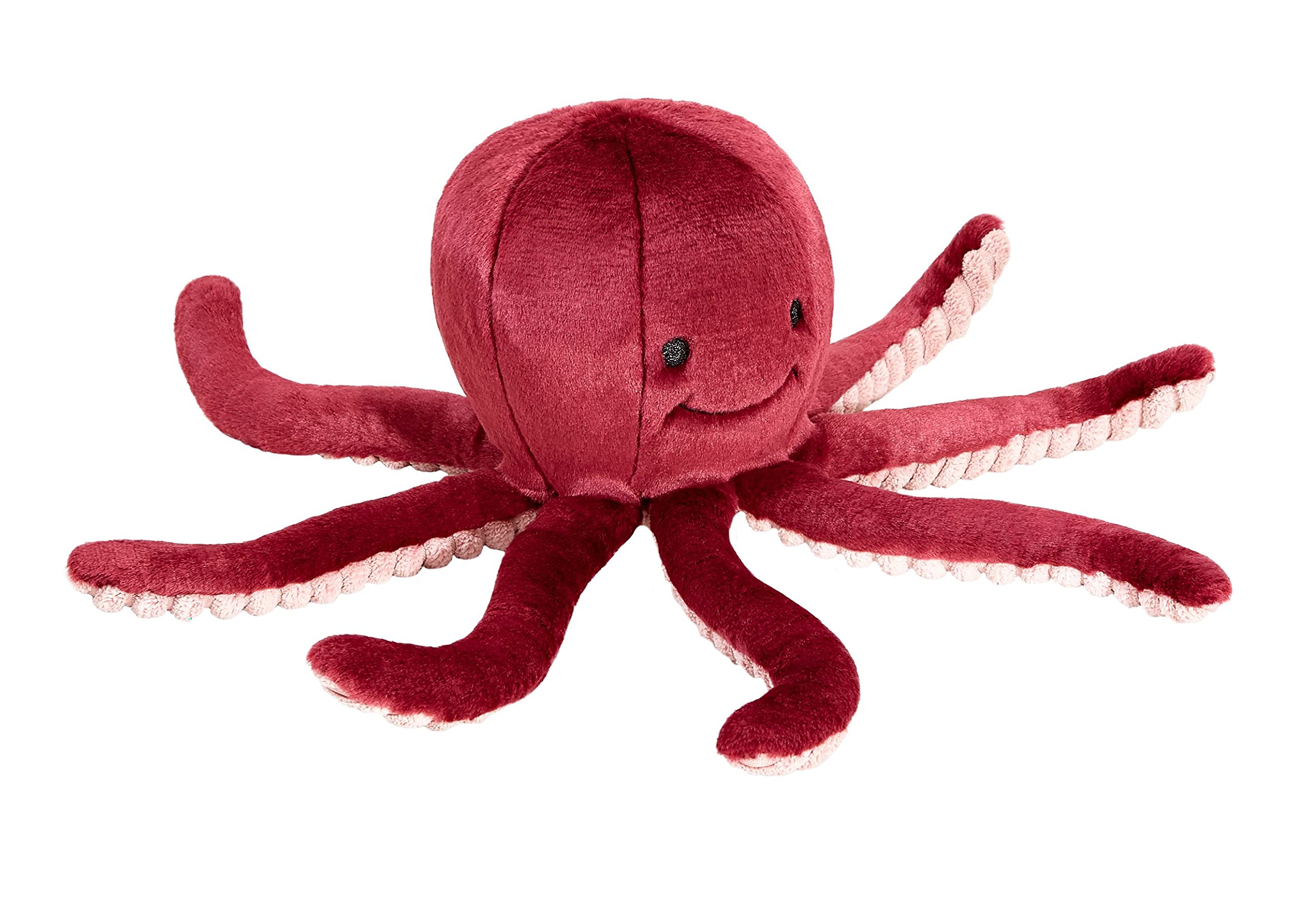 Fluff & Tuff Olympia Octopus gros plan sur la peluche et la texture résistante
