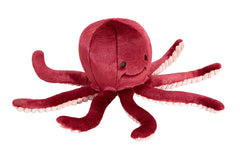 Fluff & Tuff Olympia Octopus gros plan sur la peluche et la texture résistante