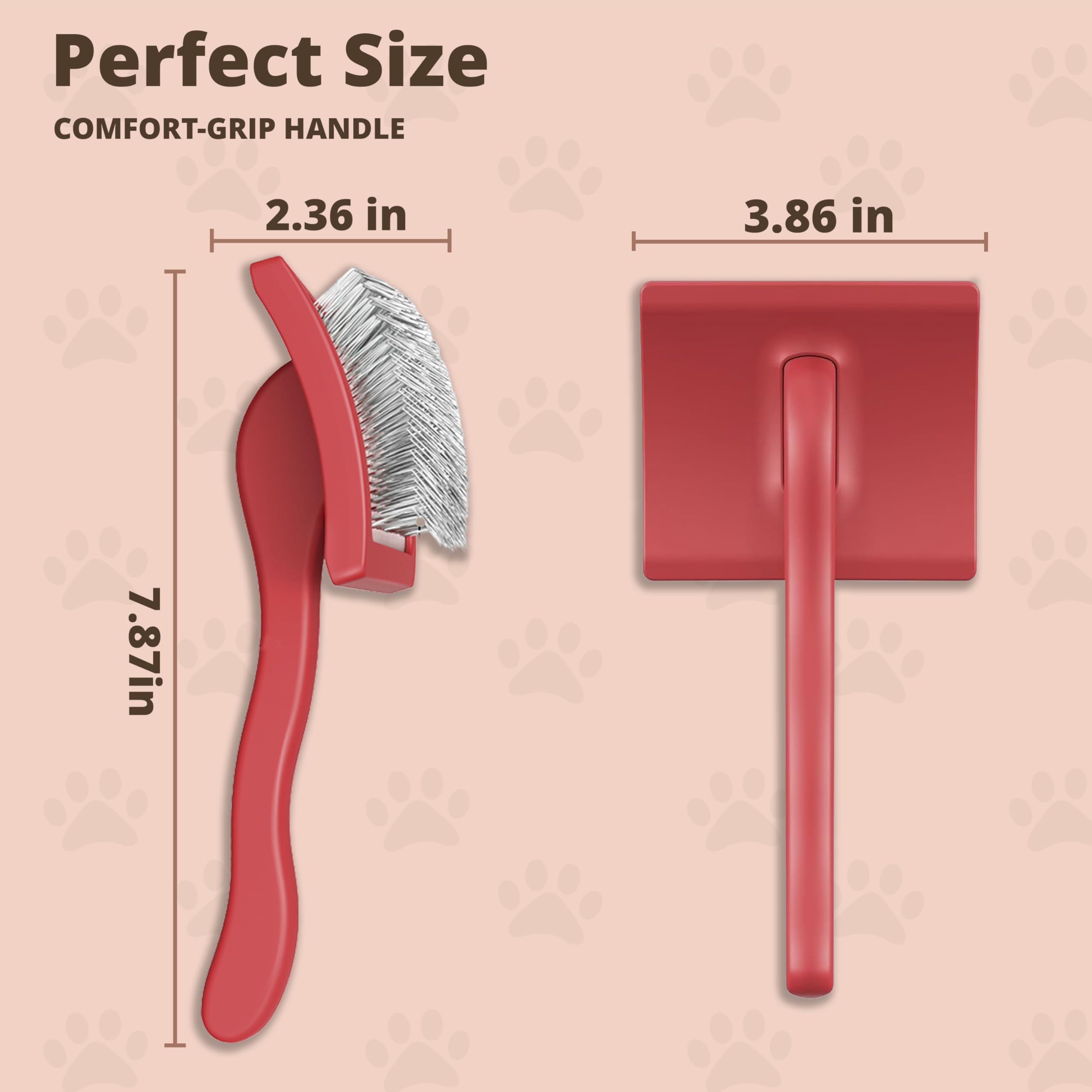 FluffyCare pelage après brossage montrant pelage lisse et sans nœuds