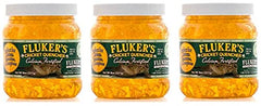 Fluker's face avant du pot 16 oz montrant le packaging et l'information produit pour gestion pratique