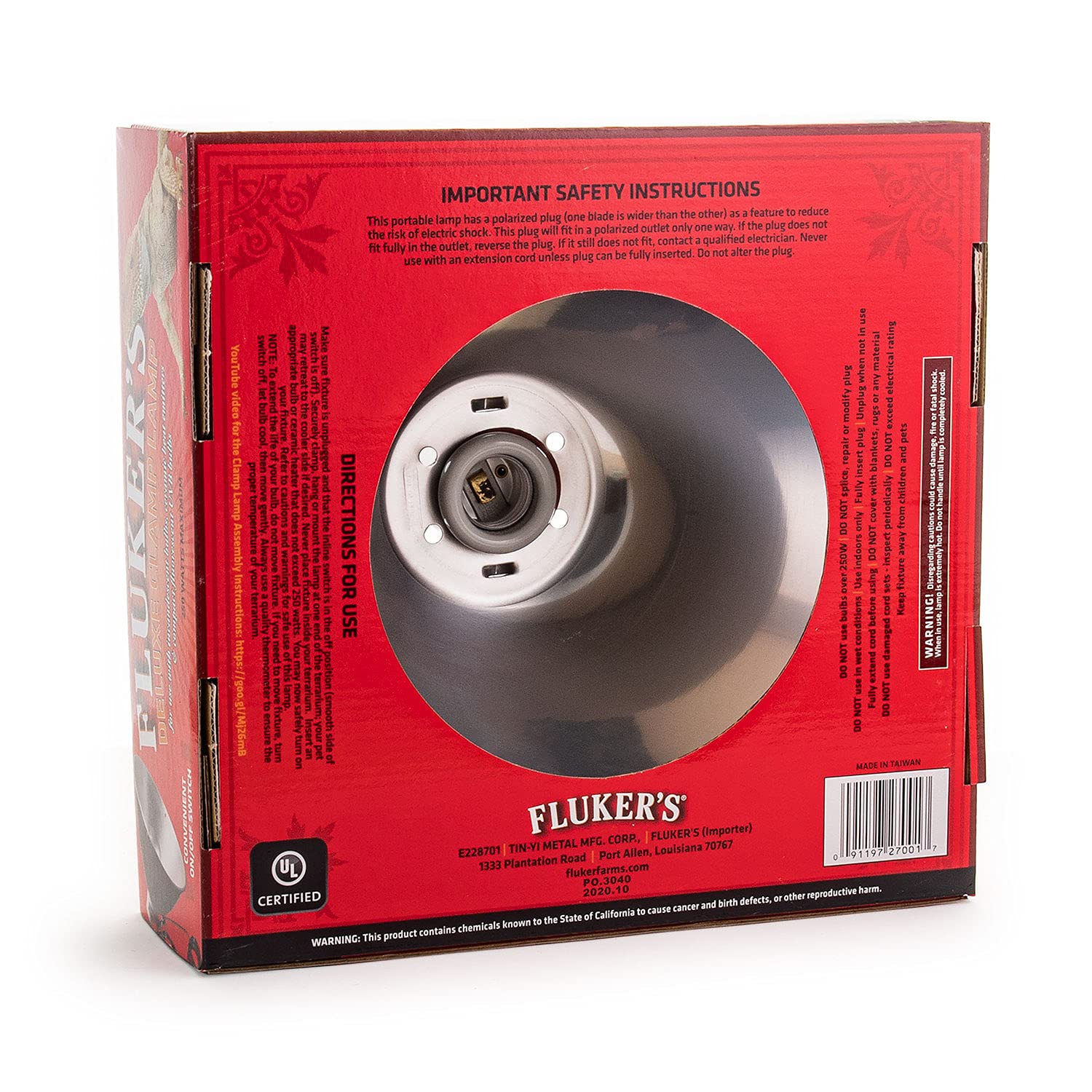 Fluker's dôme en aluminium peint illustrant diffusion de chaleur