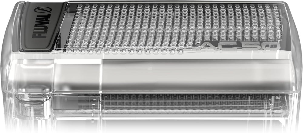 Fluval AquaClear 50 en situation avec aquarium clair et poissons actifs