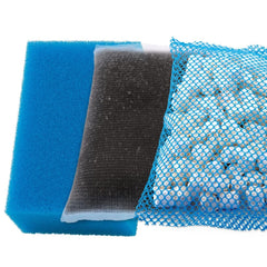 Fluval gros plan de la Bio-Foam retenant débris et améliorant le flux