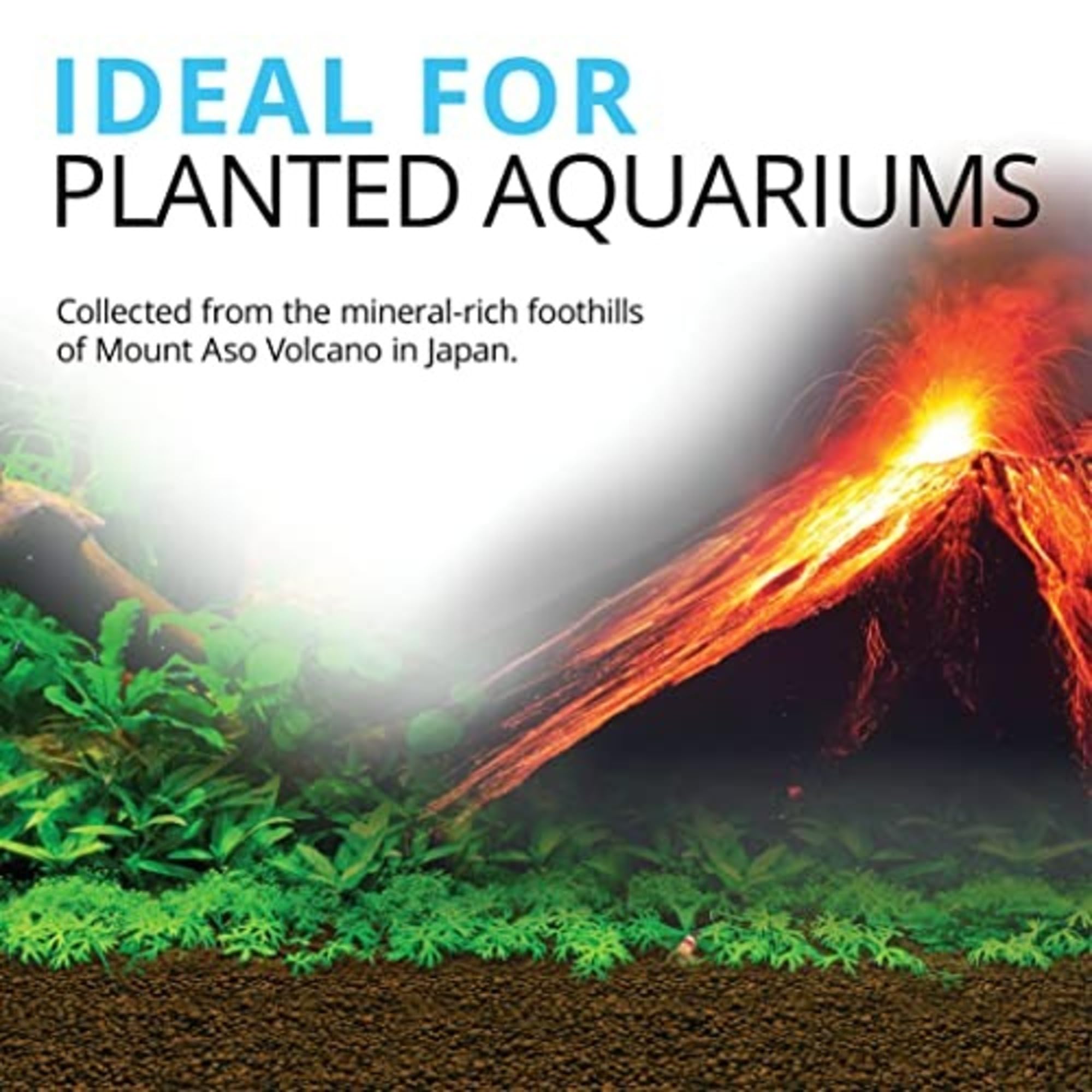 Substrat Fluval en aquarium stimulant croissance des plantes et stabilité d'eau