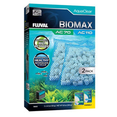 Fluval emballage frontal du lot BIOMAX montrant les 2 packs et l'identité produit