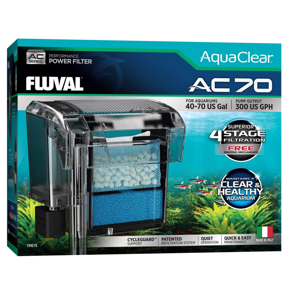 Aquarium avec eau claire grâce à Fluval Clear montrant amélioration visuelle
