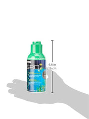 Fluval bouteille à côté d'un mètre pour comparaison taille et dosage pratique