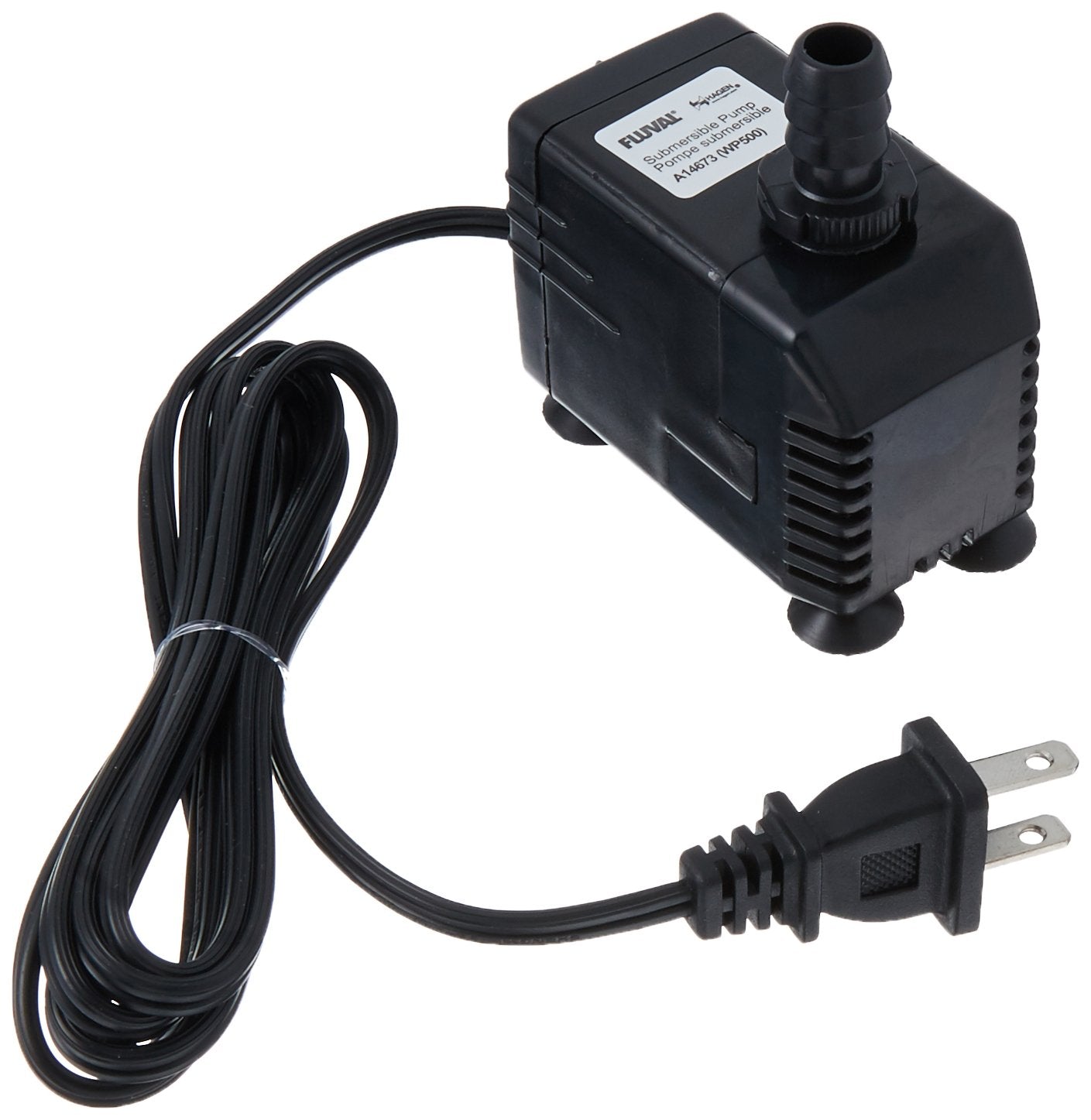 Pompe Fluval Flex WP500 vue avant montrant l'intégration facile et débit fiable