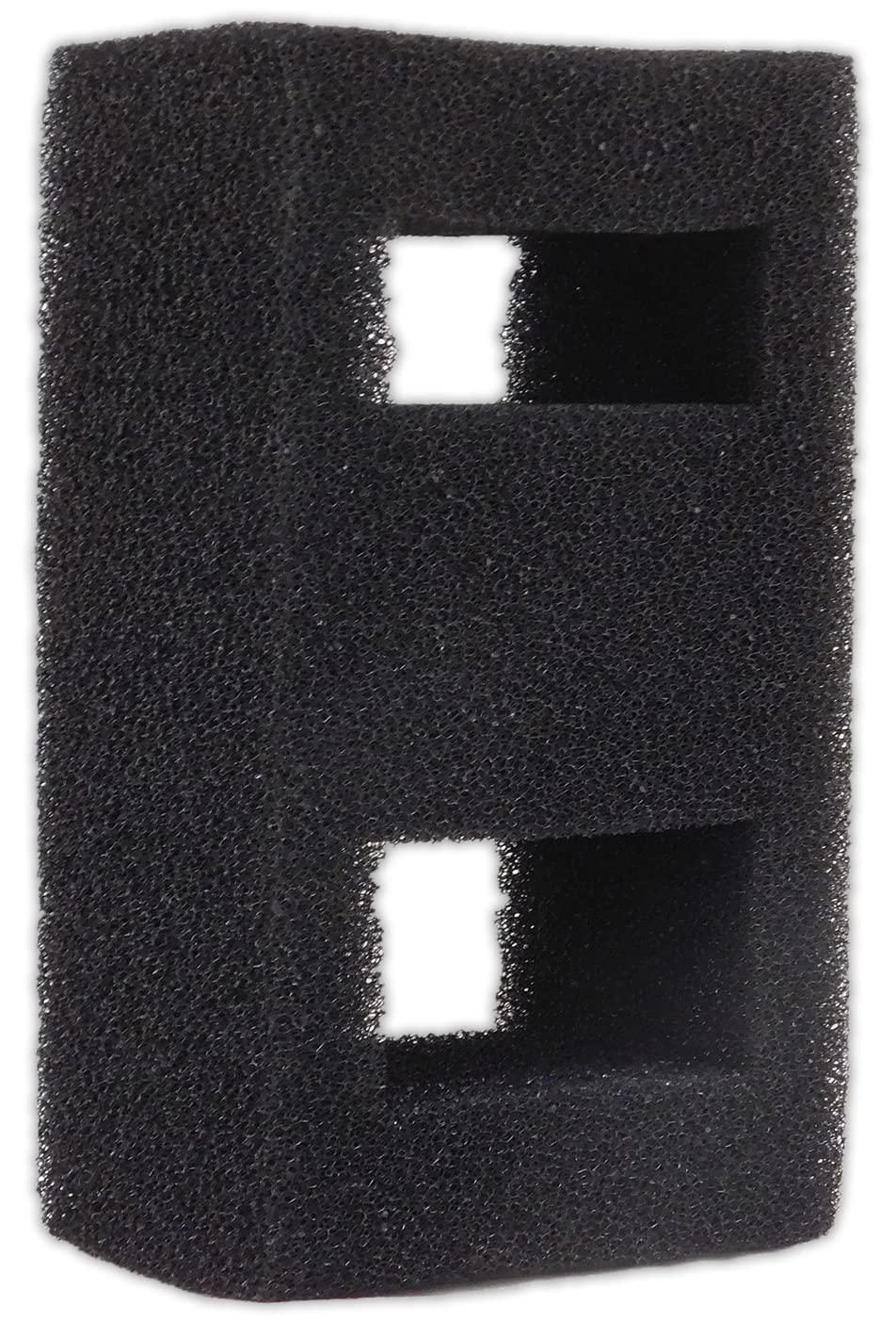 Bloc mousse Fluval installé dans le compartiment du filtre pour filtration mécanique