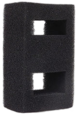 Bloc mousse Fluval installé dans le compartiment du filtre pour filtration mécanique