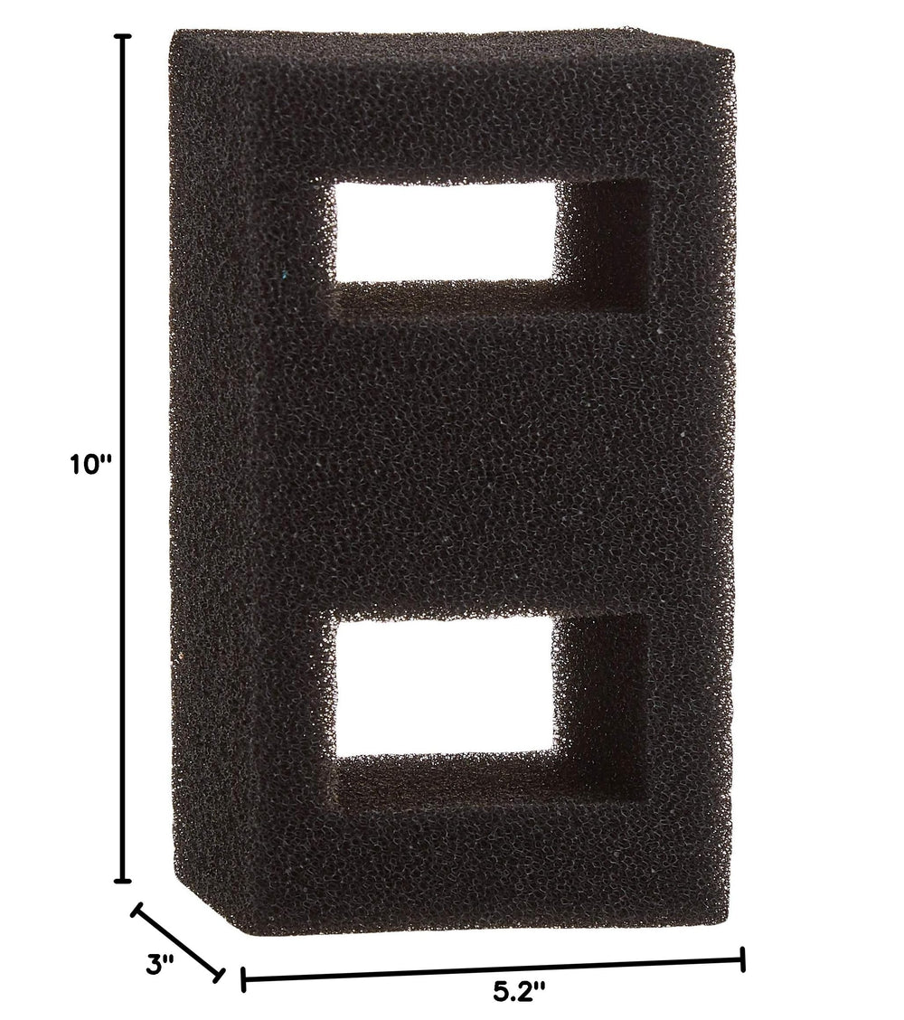 Contenu du paquet du bloc mousse Fluval A1375 montrant qu'un bloc est inclus