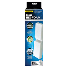 Fluval emballage avant du pack de 3 mousse filtration, présente garantie d'ajustement