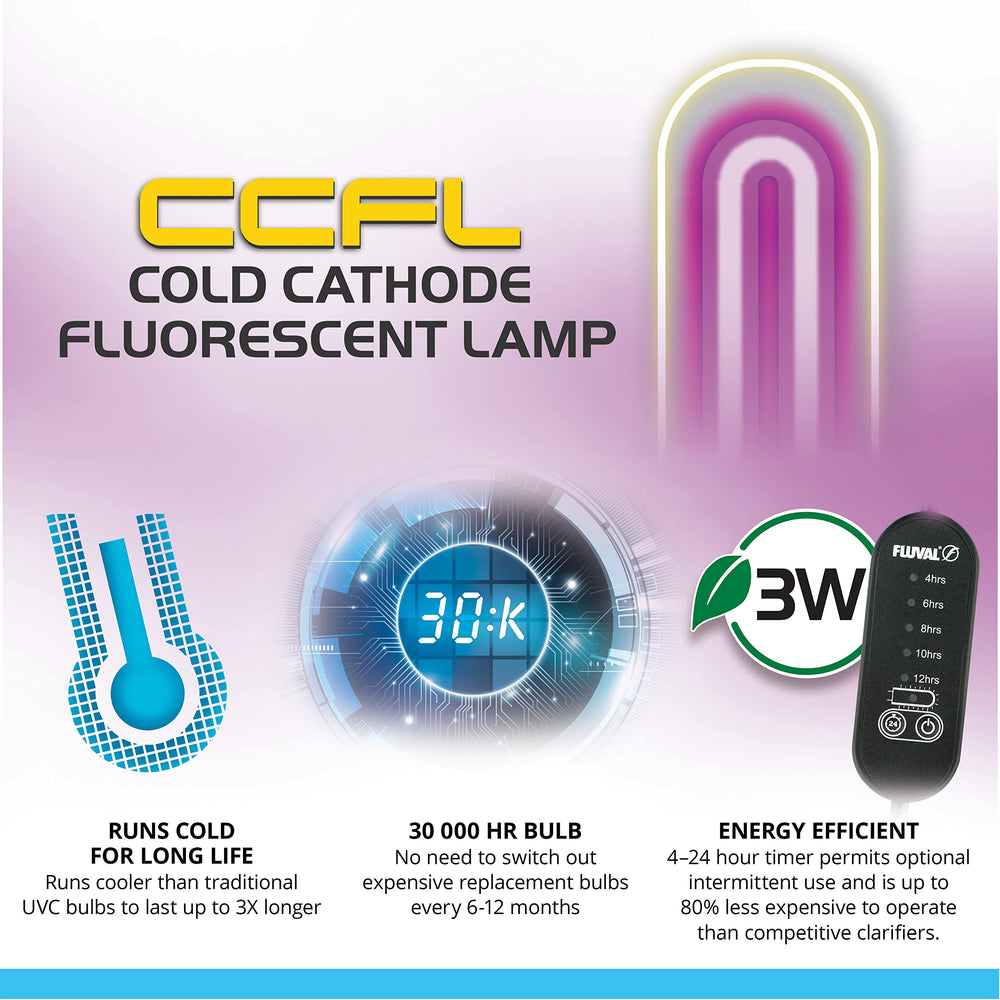 Fluval intégré au circuit de filtration montrant installation discrète