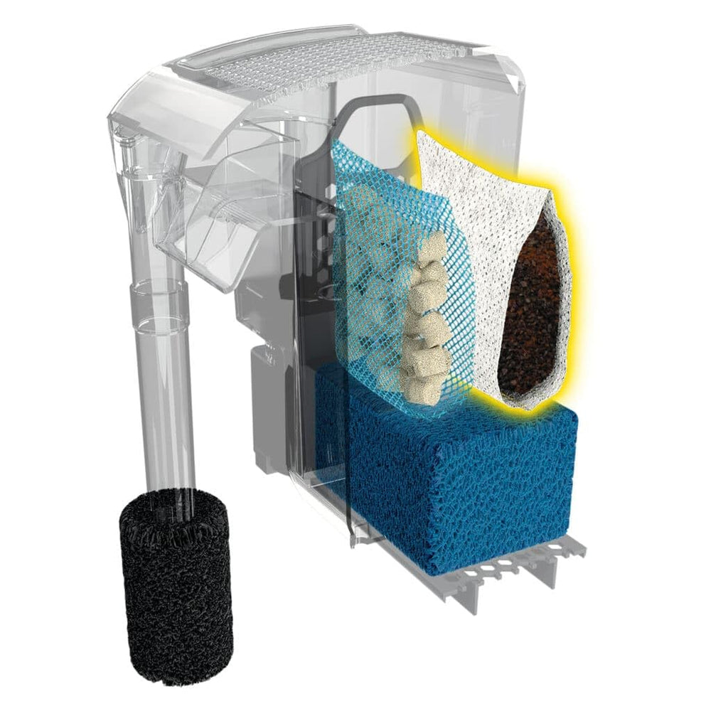 Fluval skimmer intégration filtre AC30 améliore échange gazeux