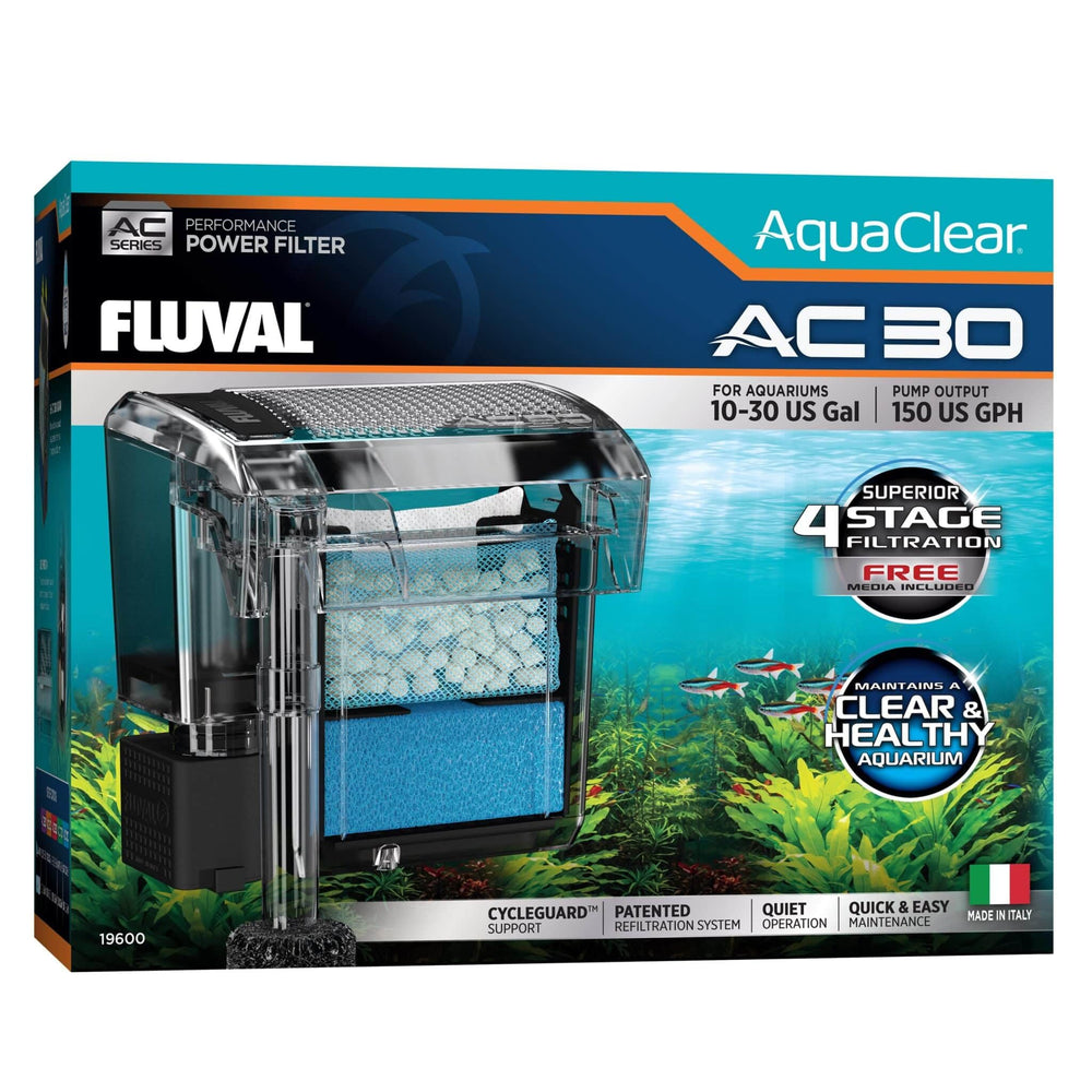 Fluval skimmer matières et finition transparente design discret