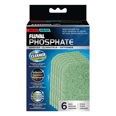 Fluval emballage avant tampons anti-phosphate montrant contenu et marque pour achat sûr