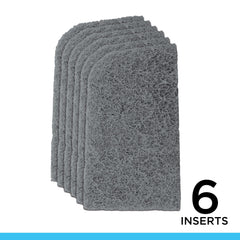 Gros plan texture du tampon Fluval montrant pores pour capture efficace