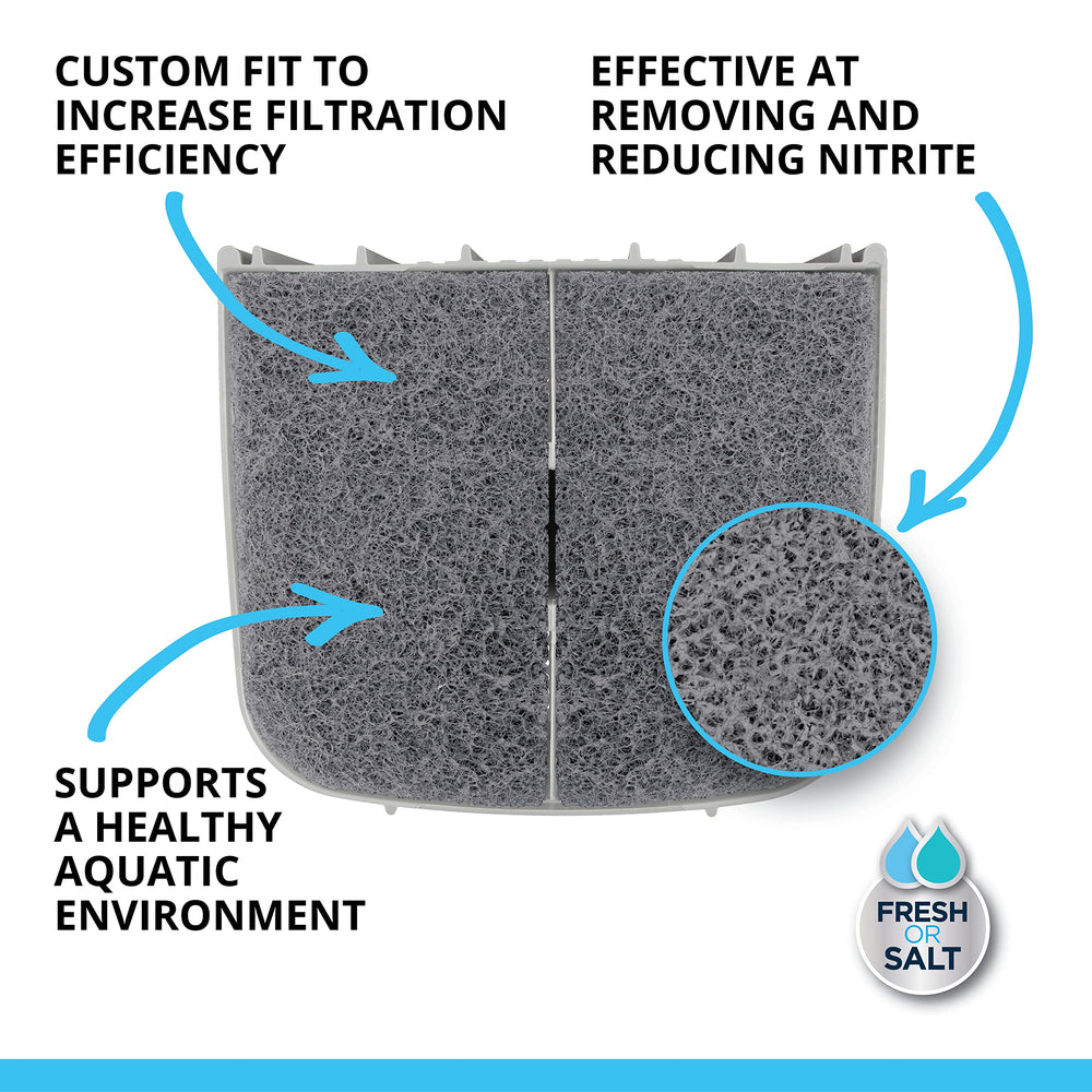Tampon Fluval installé dans canister 307/407 pour filtration optimisée