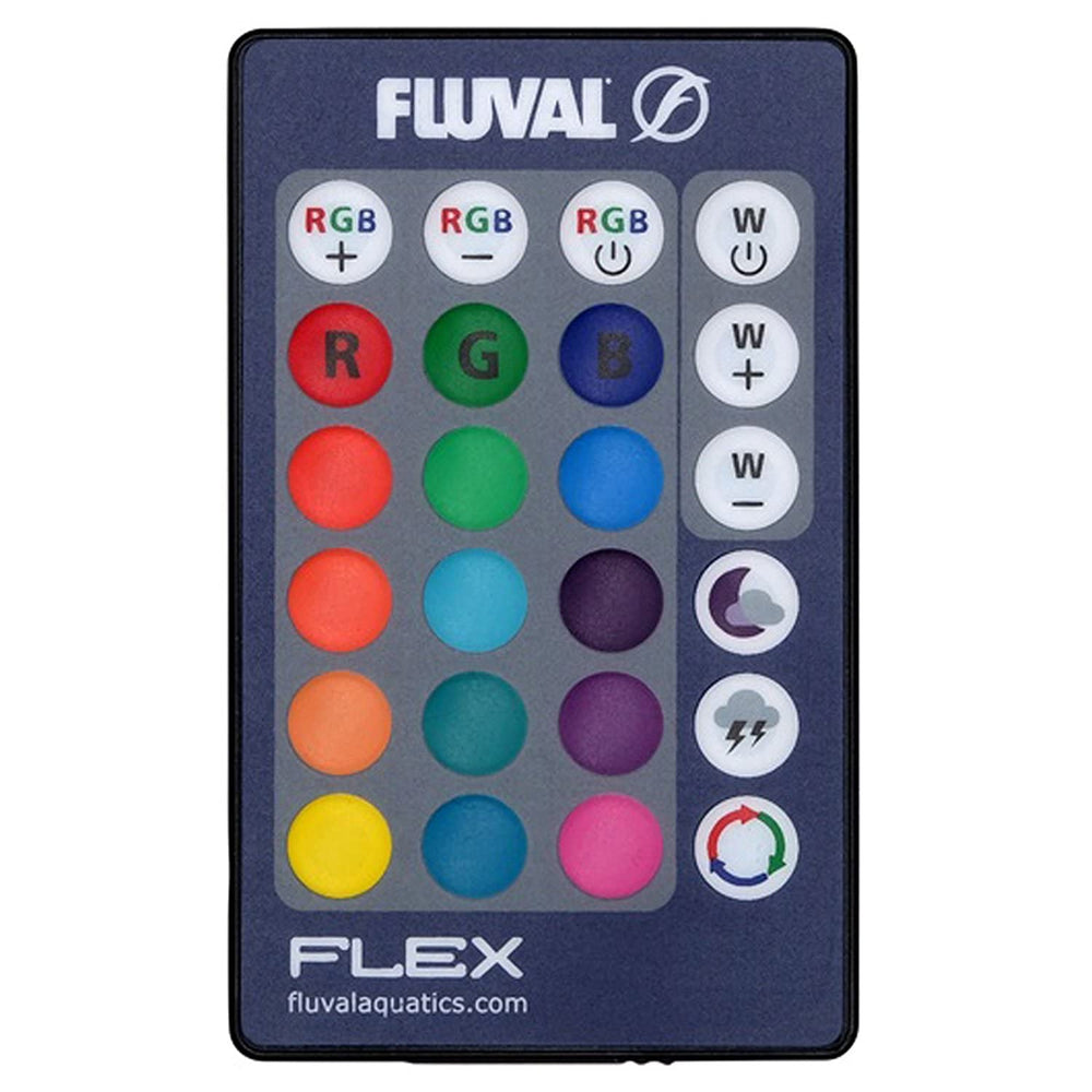 Fluval télécommande face avant montrant boutons pour un contrôle simple