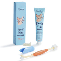 Flydog emballage avant montrant le kit pour dents et avantage reminéralisant
