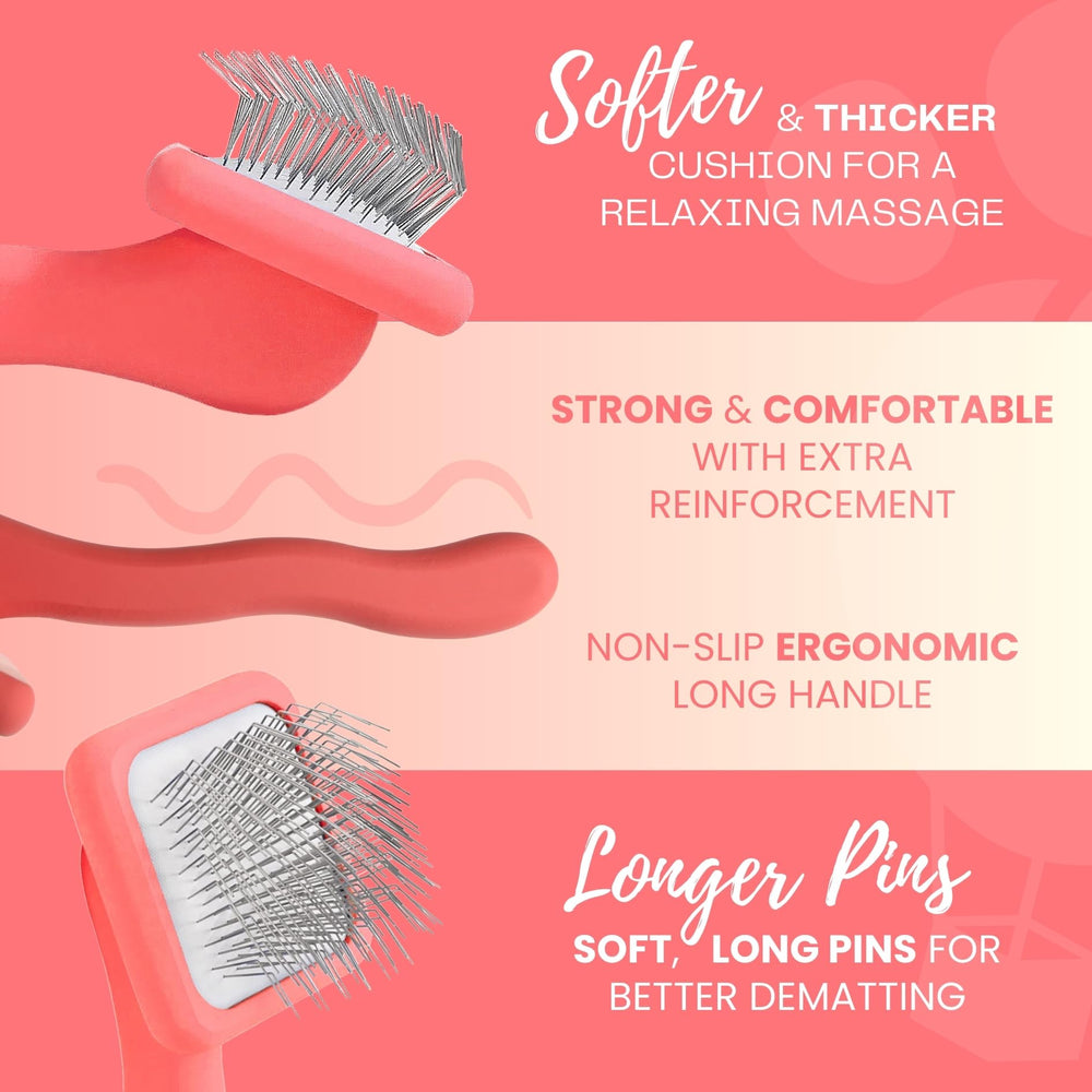 Flying Pawfect brosse en action sur chien long poil sans tirer
