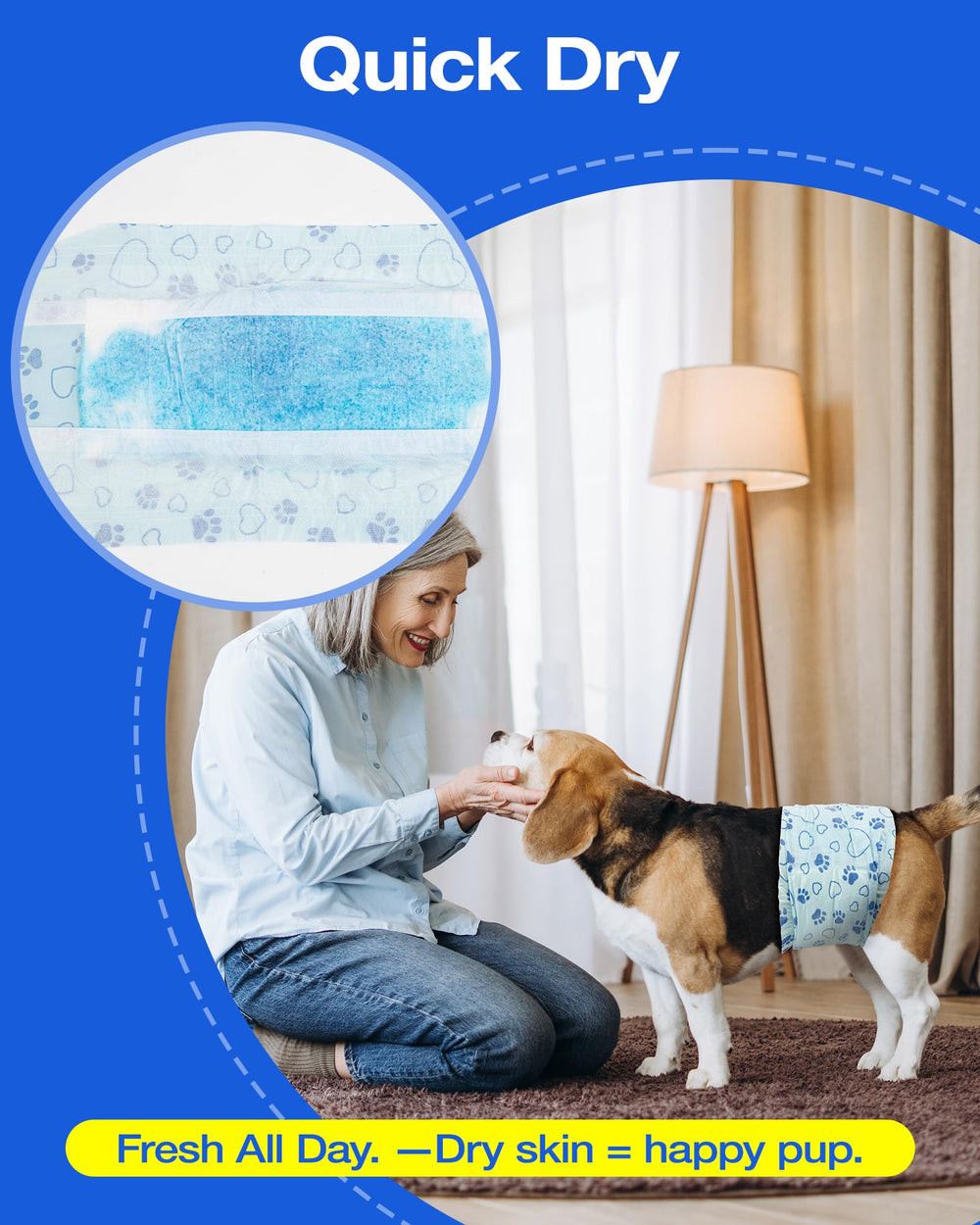 Flying Paws comparaison taille avec règle pour choisir la bonne taille
