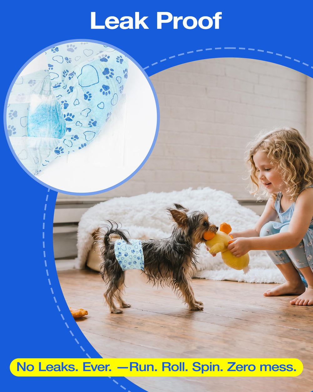 Flying Paws démonstration d'élimination responsable du produit après usage