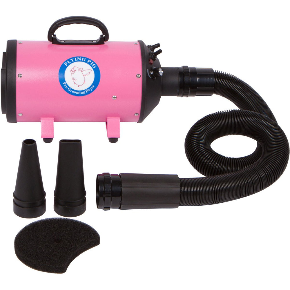 Flying Pig Grooming tuyau flexible et buse montrant maniabilité précise