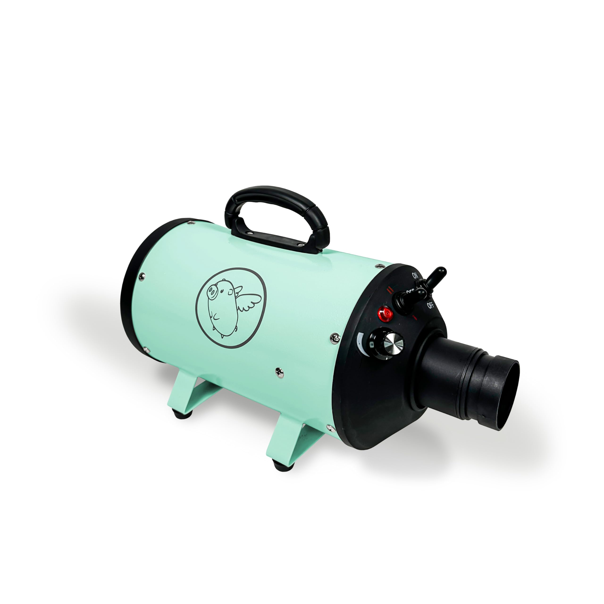Flying Pig Grooming panneau de commandes, réglages vitesse et chaleur faciles
