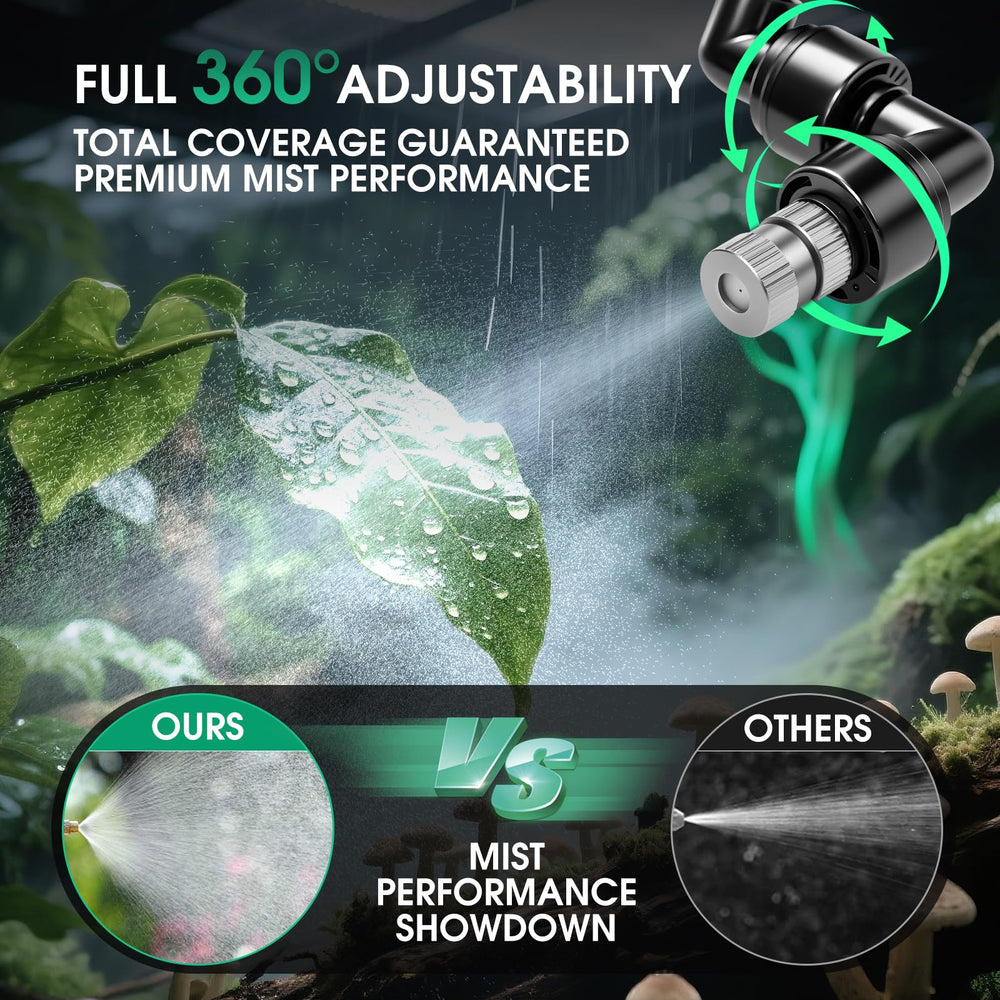 FMATOZ buse 360° gros plan pour couverture ciblée sans sur-humidification