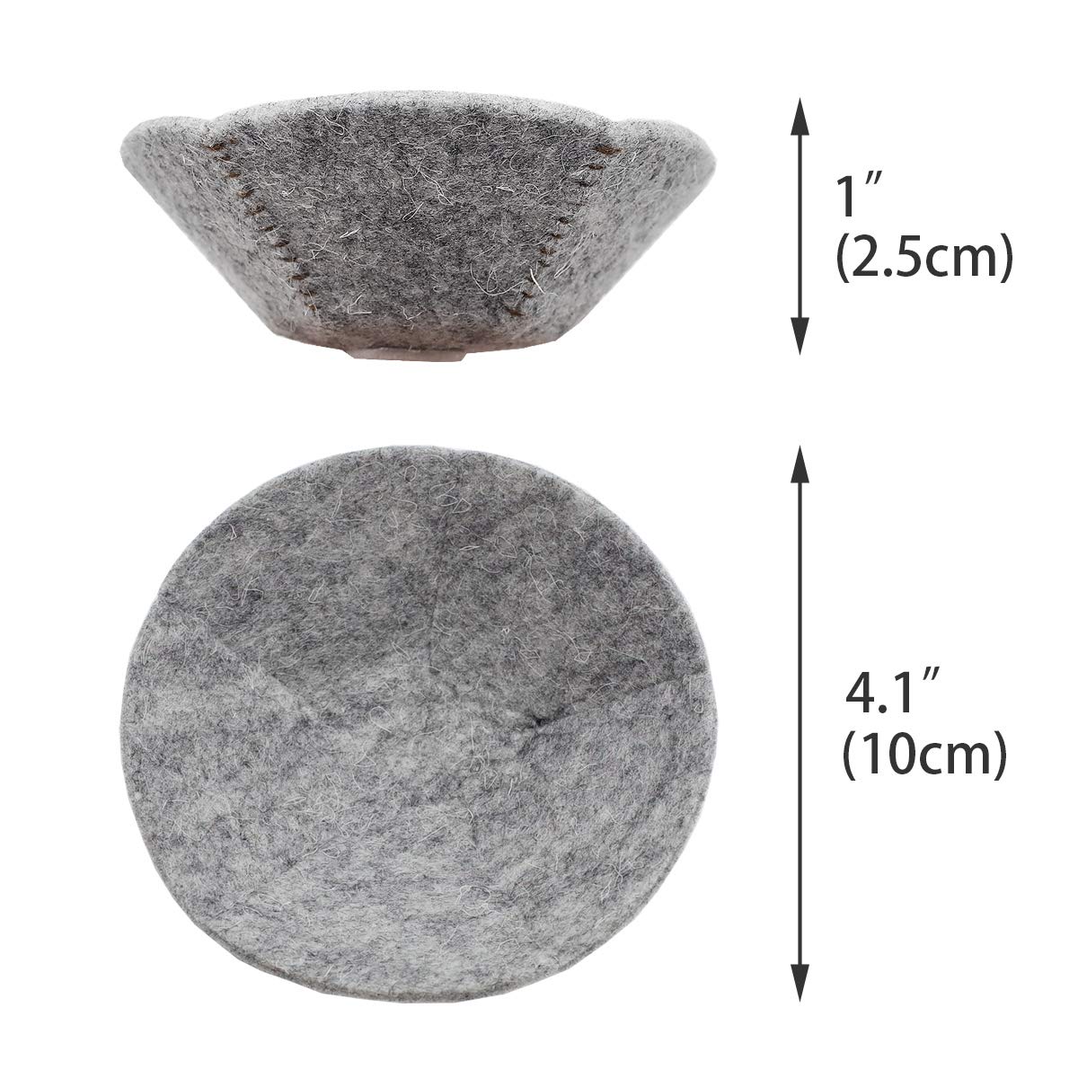 FOIBURELY gros plan sur la texture feutre montrant douceur isolante