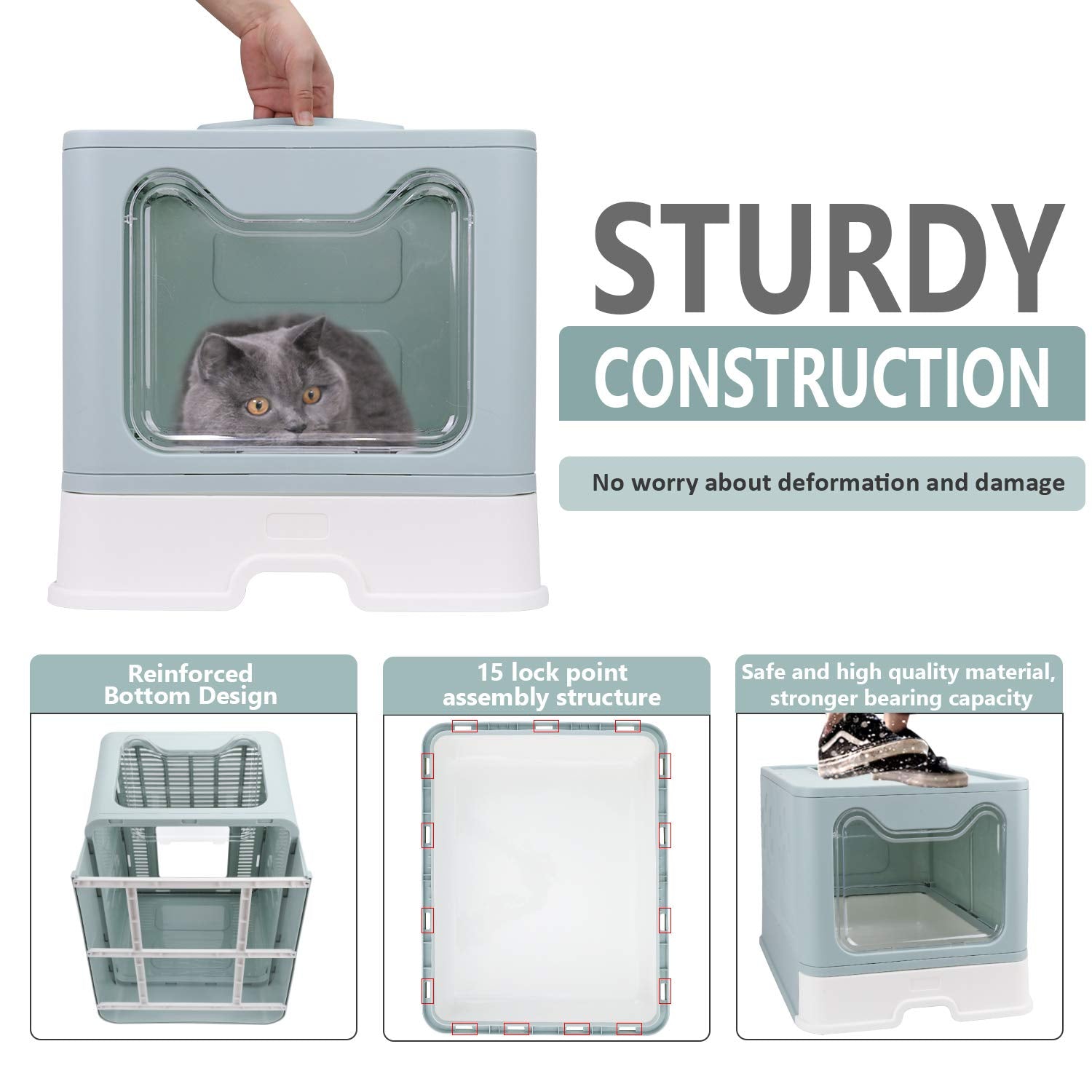 fophop bac en position pliée illustrant le rangement compact pour voyage