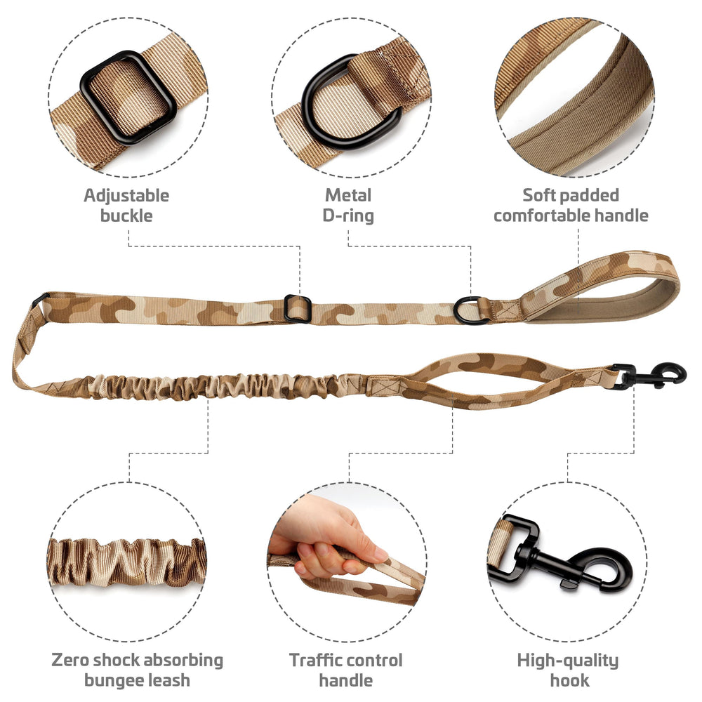Forestpaw anneau en D métallique pour attacher accessoires mains libres