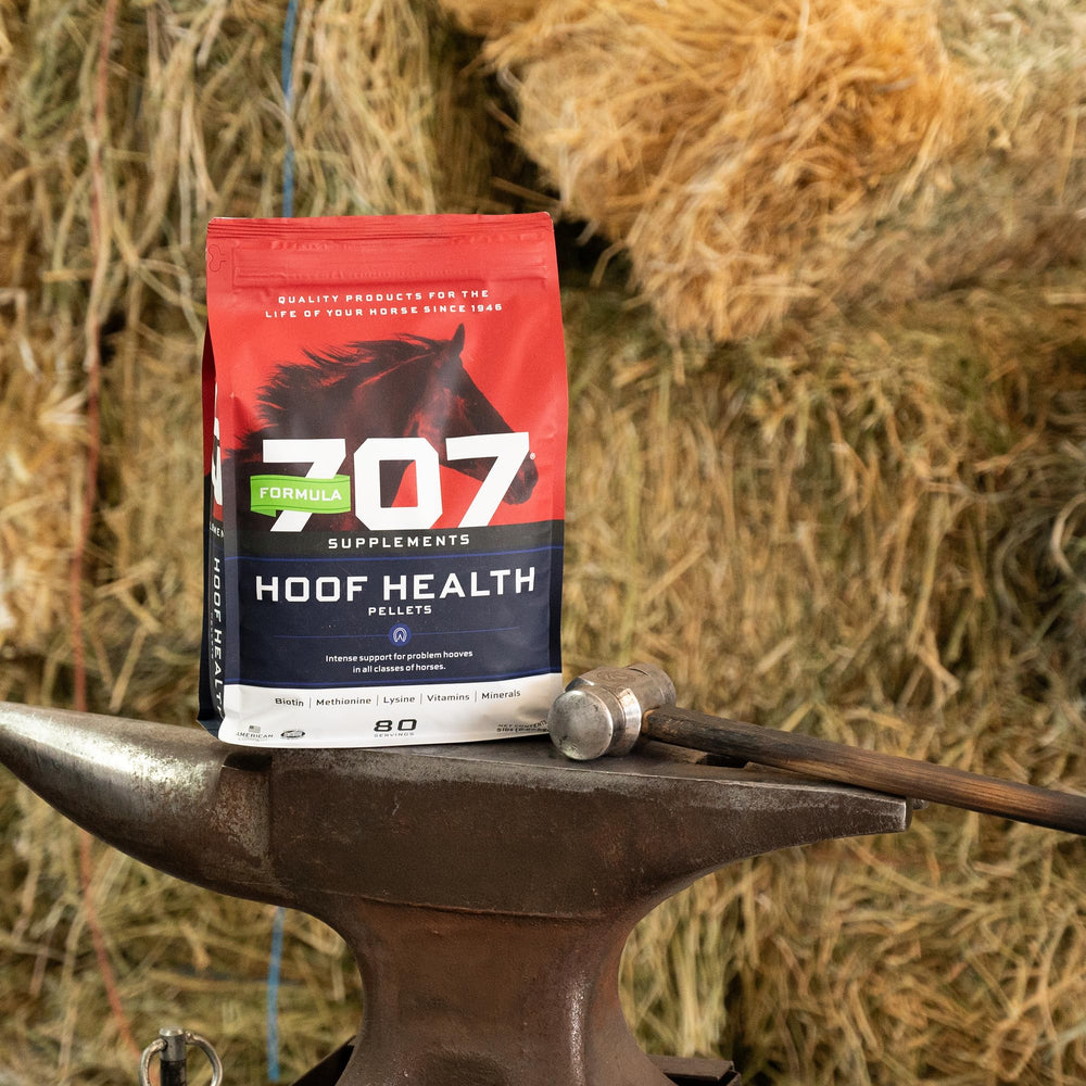 Formula 707 cheval en travail montrant performance et soutien