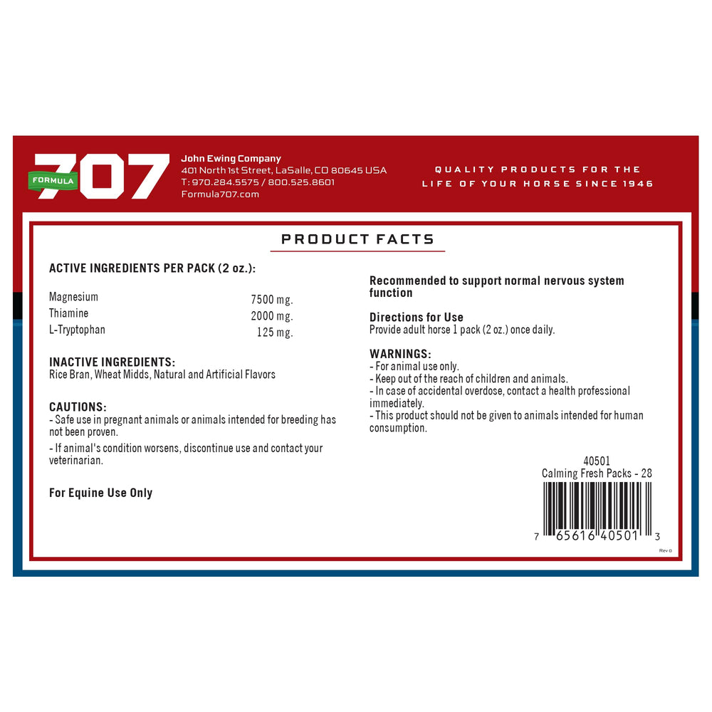 Formula 707 boîte dans écurie illustrant usage quotidien et performance