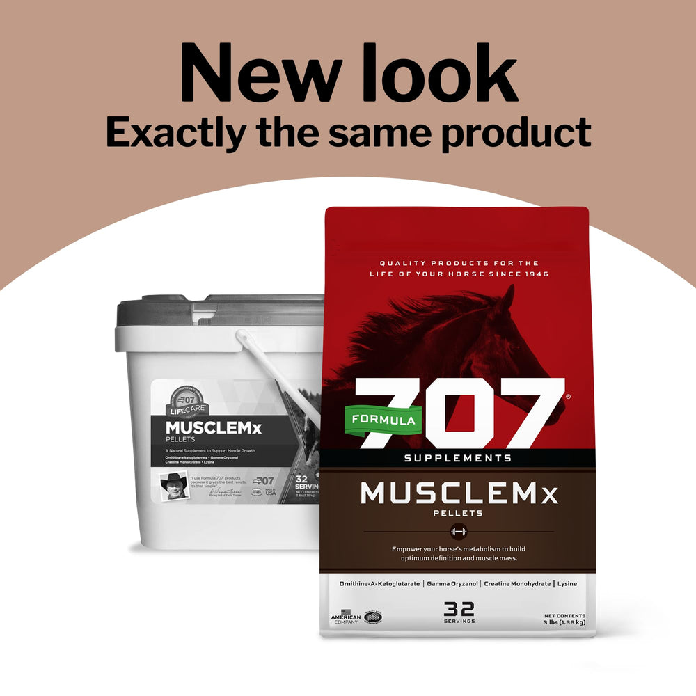 Formula 707 MuscleMx poudre gros plan montrant texture facile à mélanger