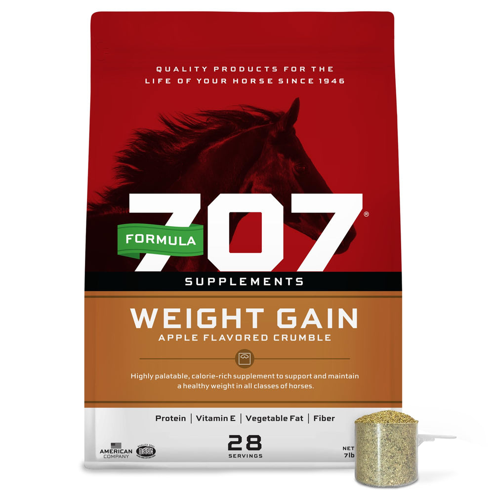 Formula 707 paquet avant montrant format 7 lb et informations produit utiles