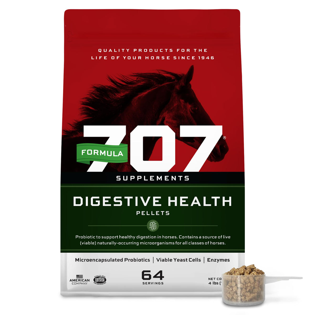 Formula 707 sachet avant montrant le conditionnement pratique pour un dosage simple