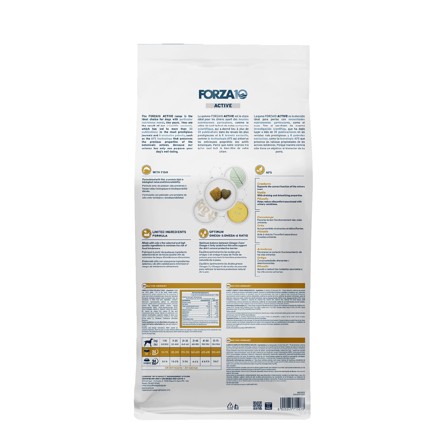 Forza10 gros plan des croquettes texture et qualité nutritionnelle