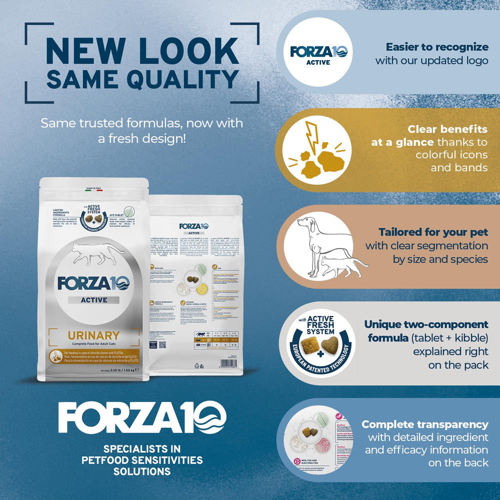 Forza10 ingrédients poisson sauvage et riz pour haute digestibilité
