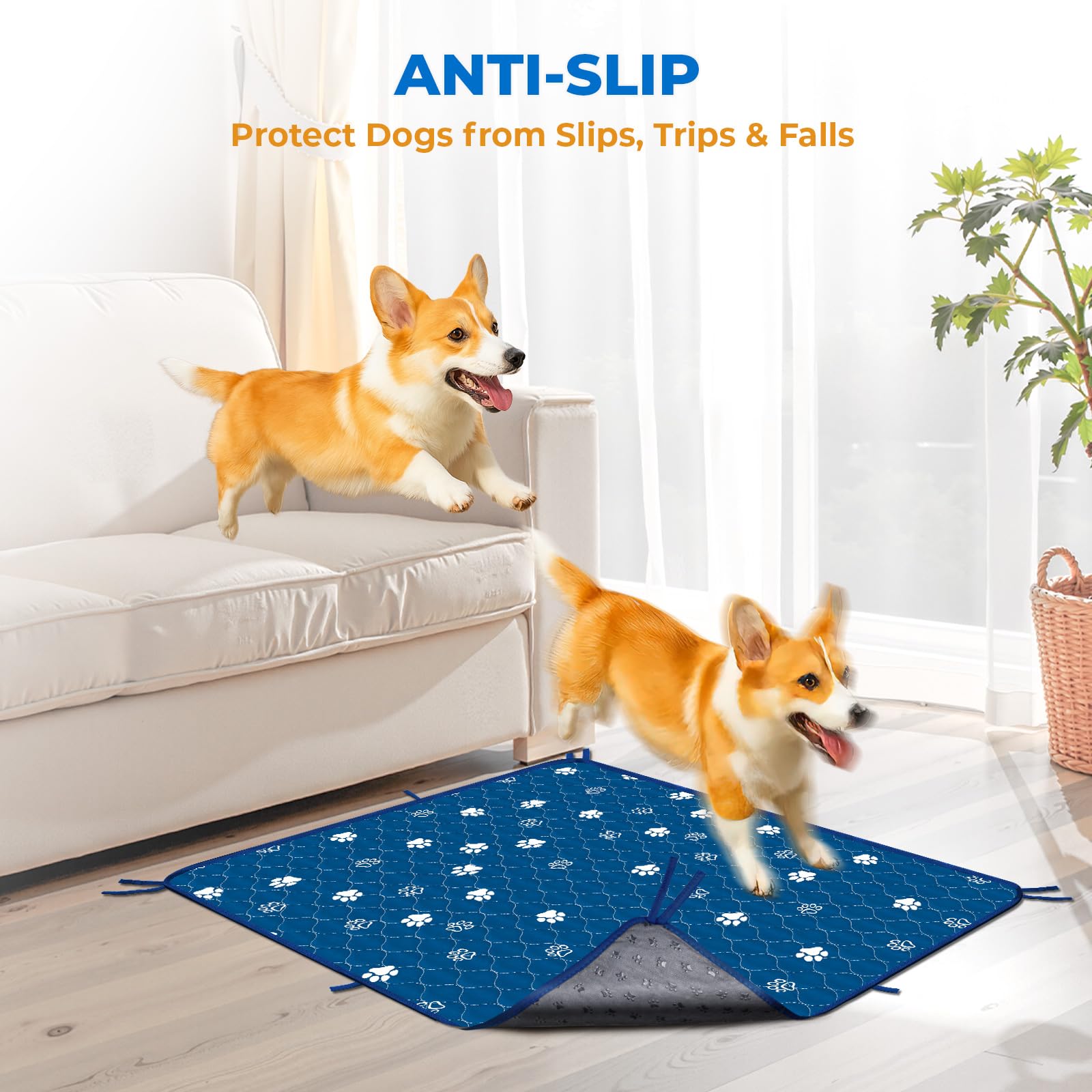 Fostanfly dessous anti-glisse qui maintient le coussin en place sur sol dur