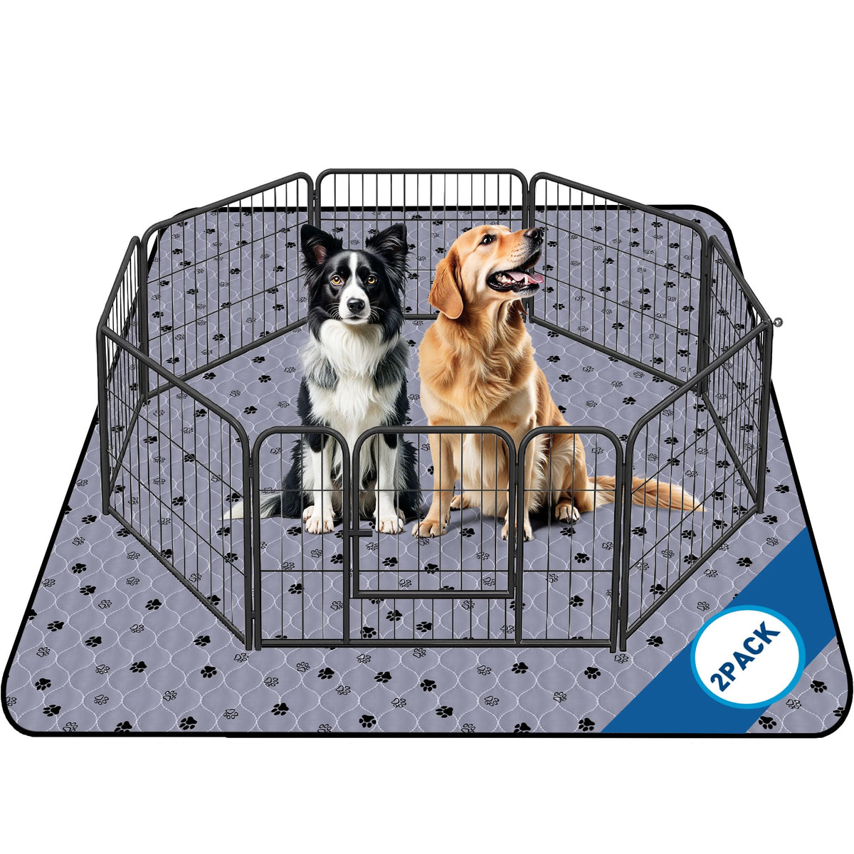 Fostanfly tapis devant emballage montrant lot de deux et avantages pratiques