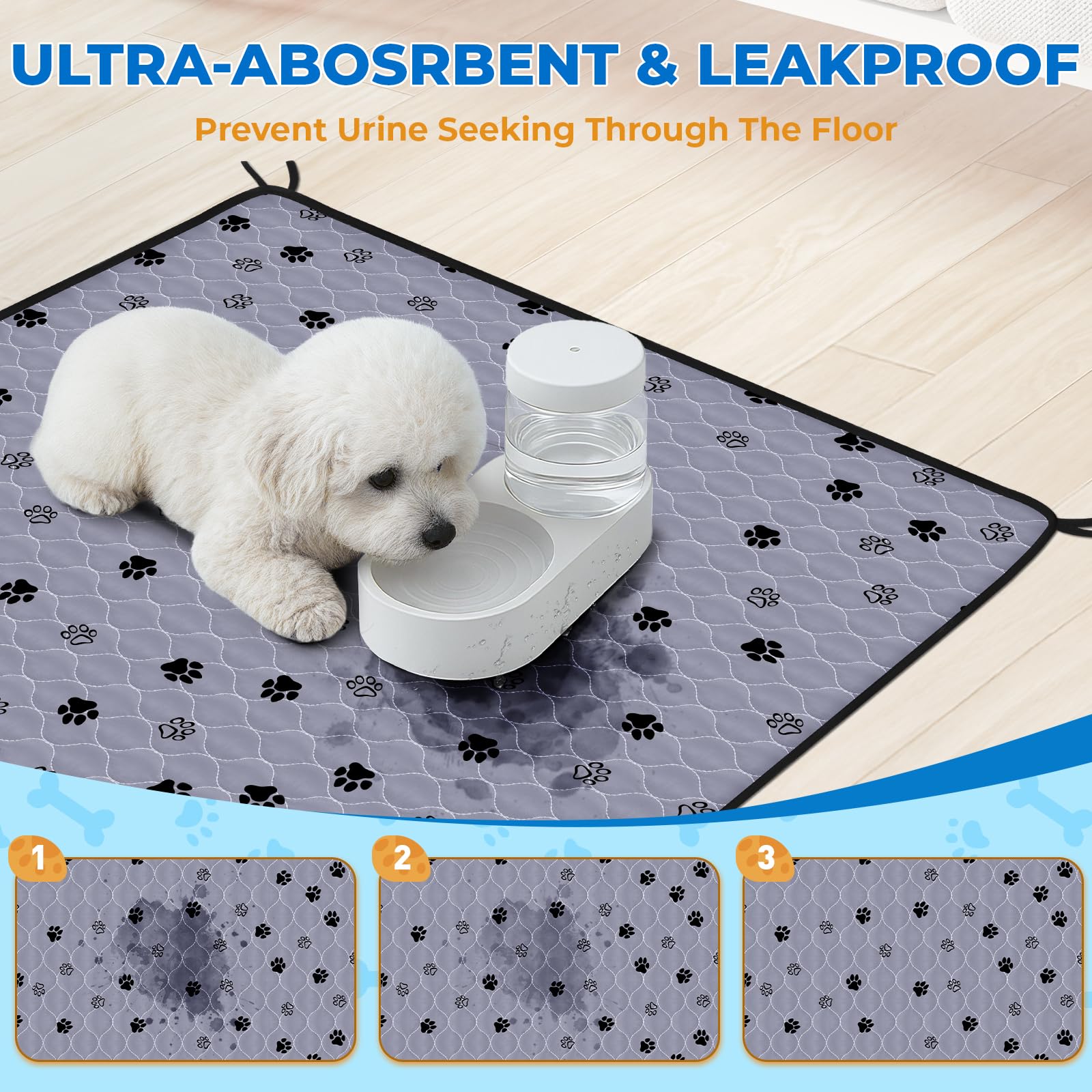 Fostanfly tapis utilisé dans une caisse garantit propreté et confort du chien