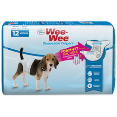Four Paws packaging avant montrant 12 couches, protection fiable