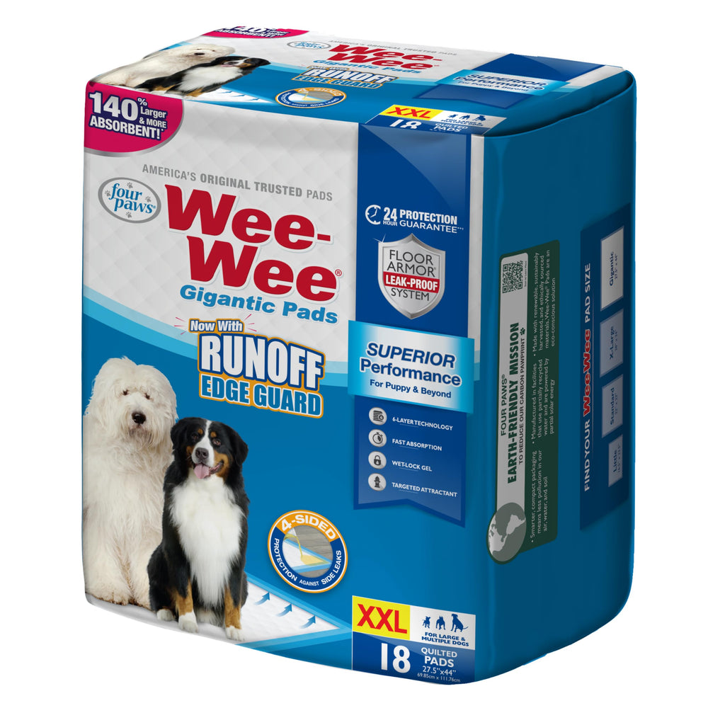 Four Paws emballage avant montrant le produit et tranquillité d'esprit