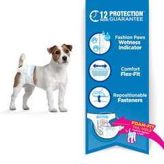 Four Paws fermetures repositionnables montrées en action, ajustement facile