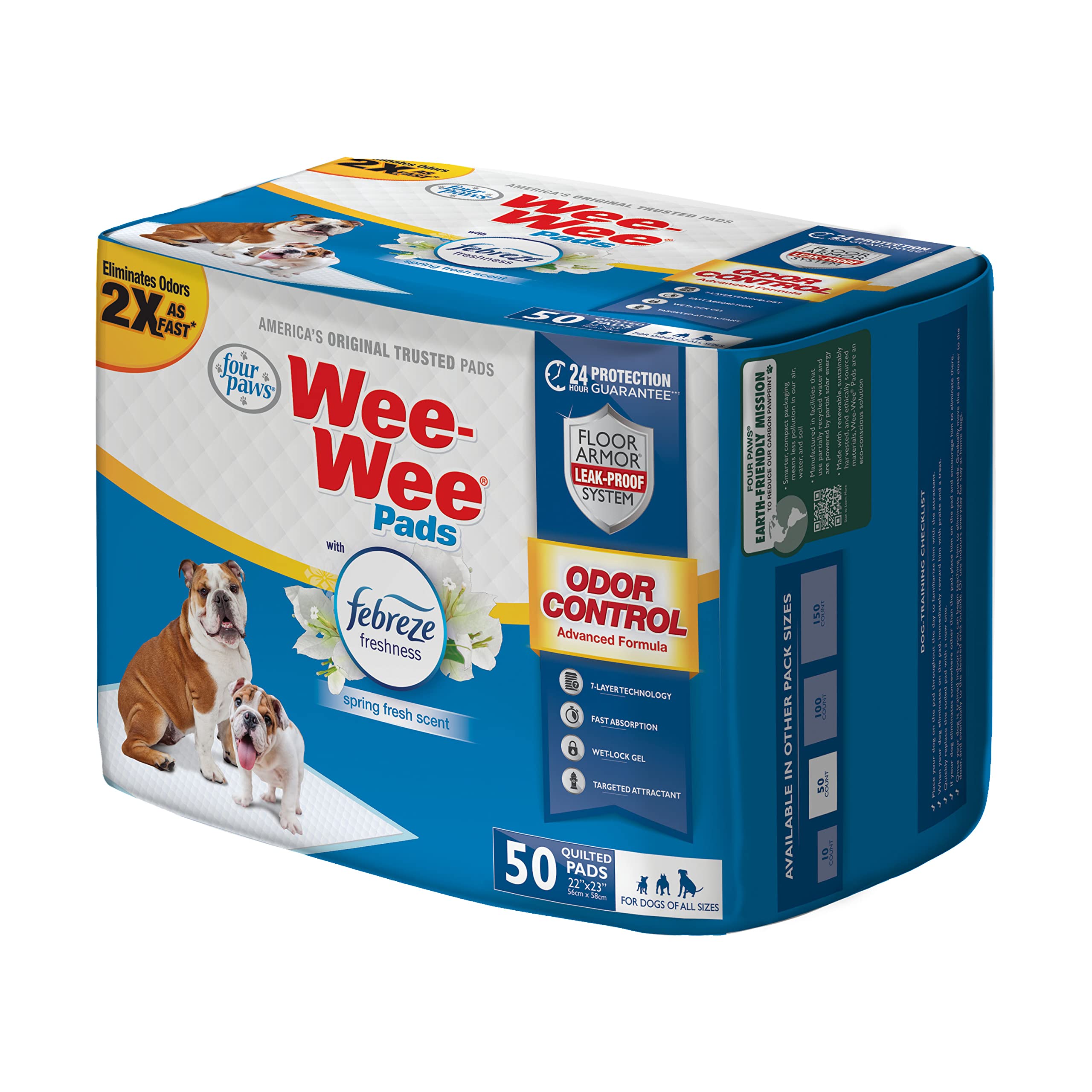 Four Paws étiquette et instructions indiquant usage et sécurité