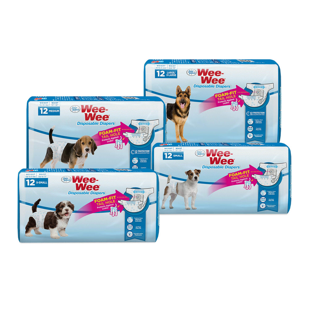 Four Paws couture double et jupes anti-fuite pour sécurité renforcée