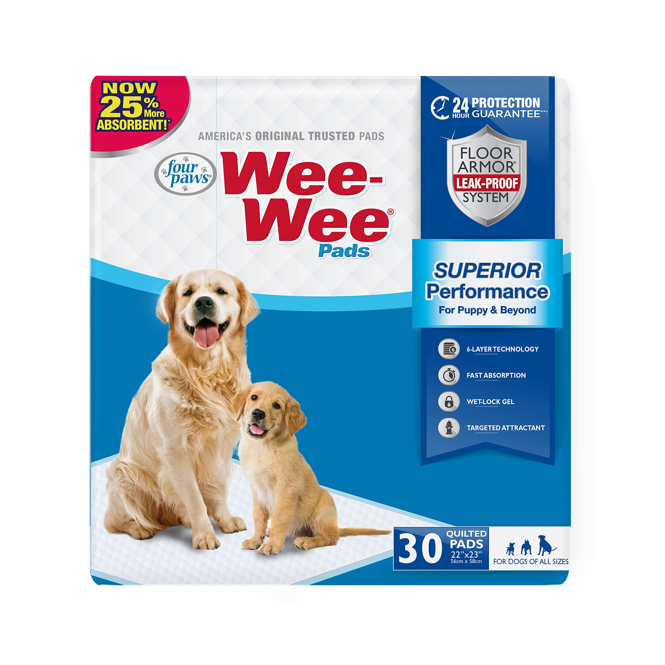 Four Paws emballage avant montrant le produit et protection durable